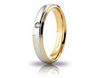 Anello Unoaerre cassiopea in Oro bianco Diamante 0.03 Ct 070AFC2820010 - 070AFC2820010